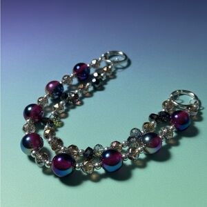 Handmade Elegant Multicolor Beaded Phone Chain